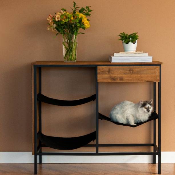 Aparador Bourbon para Pet Marrom e Preto, da Mobly Aparador Bourbon para Pet Marrom e Preto, da Mobly