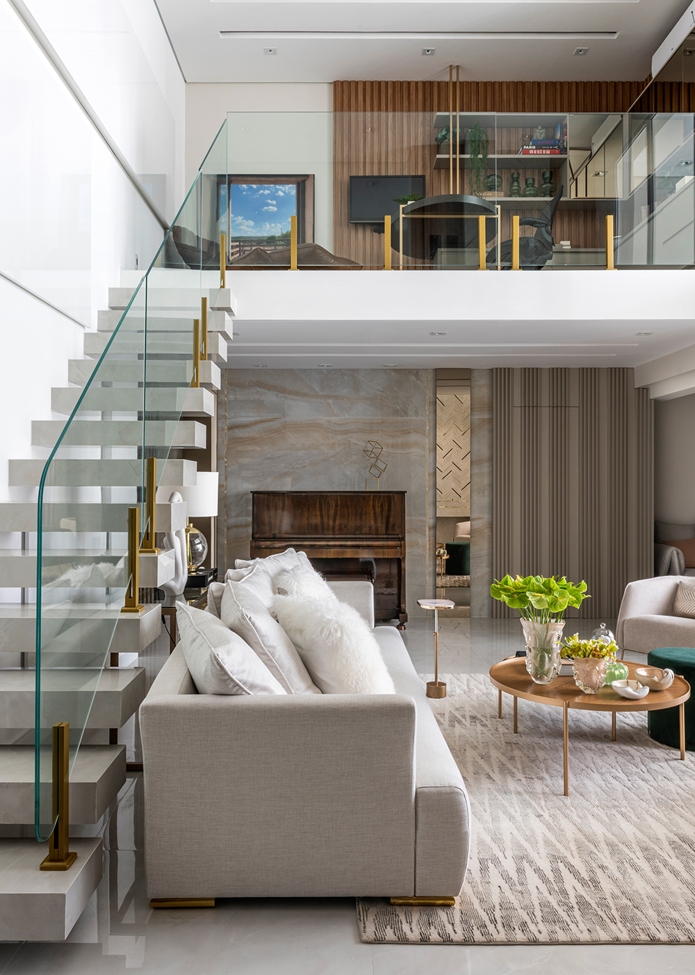 9-Tons neutros, luxo, conforto e funcionalidade definem apê duplex de 200 m²_1000 9-Tons neutros, luxo, conforto e funcionalidade definem apê duplex de 200 m²_1000
