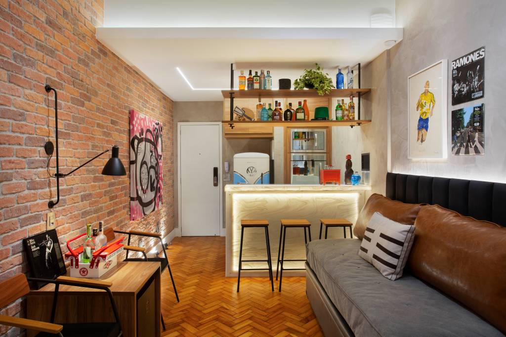 Apartamento em Ipanema de 29m² assinado por PAULA MULLER (fotos Juliano Colodeti, MCA Estúdio) – foto 1 Apartamento em Ipanema de 29m² assinado por PAULA MULLER (fotos Juliano Colodeti, MCA Estúdio) – foto 1