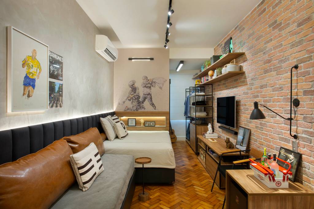 Apartamento em Ipanema de 29m² assinado por PAULA MULLER (fotos Juliano Colodeti, MCA Estúdio) – foto 6 Apartamento em Ipanema de 29m² assinado por PAULA MULLER (fotos Juliano Colodeti, MCA Estúdio) – foto 6