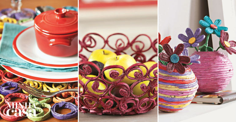 Recicle jornal em peças incríveis!