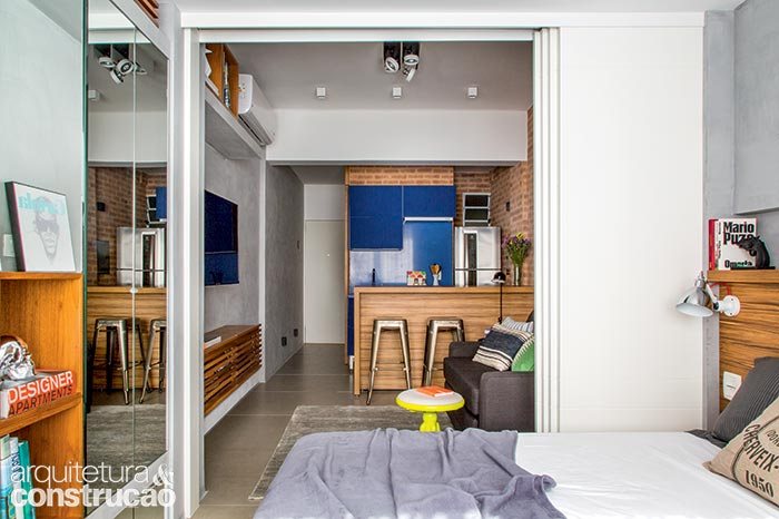 10 apartamentos pequenos cheios de solu&ccedil;&otilde;es com at&eacute; 66 m&sup2;