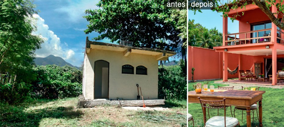 Casa de pescador de 35 m² vira sobrado de 100 m² na lagoa da Tijuca