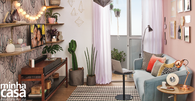 Sala de estar candy colors