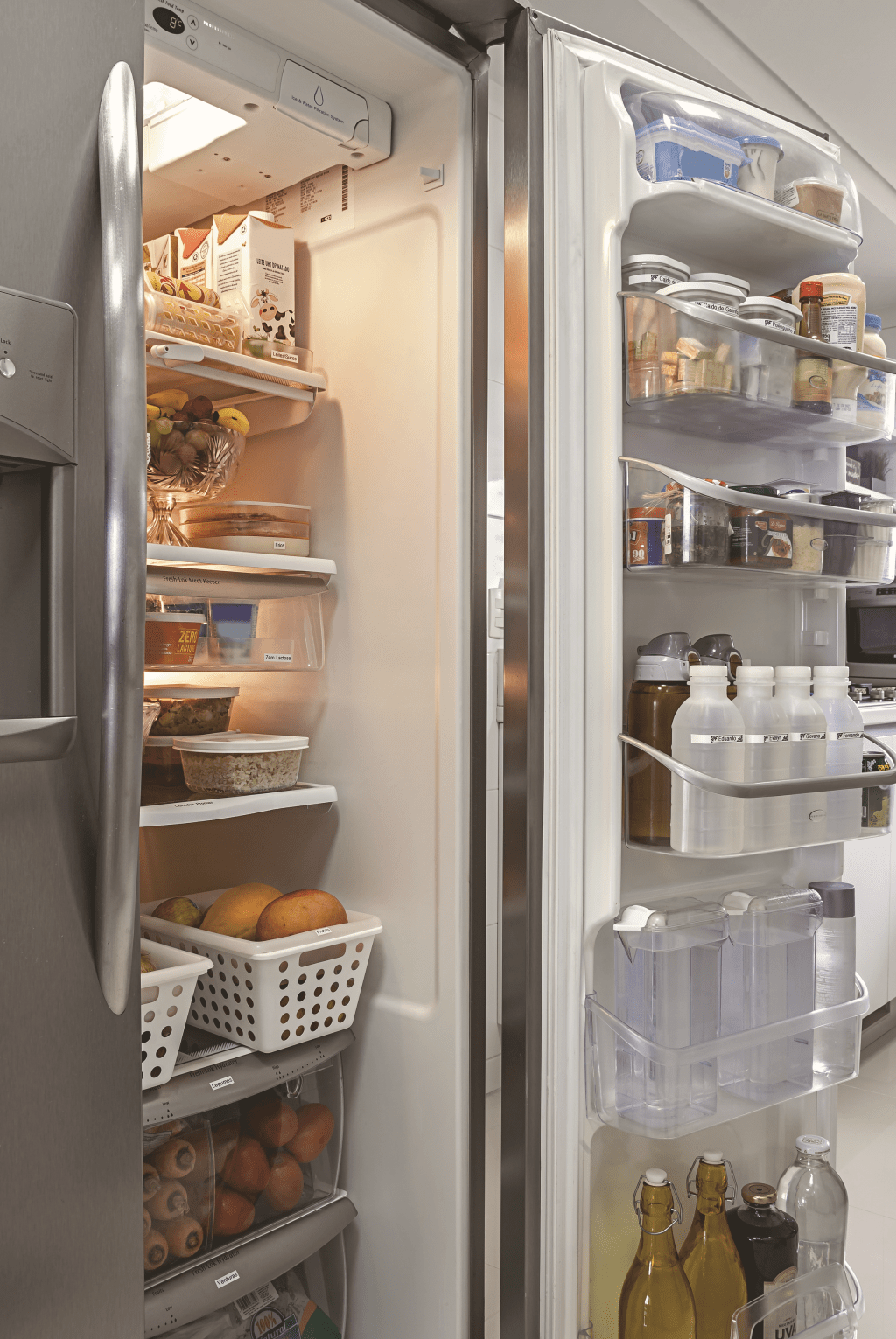 Três dicas para organizar os alimentos na geladeira