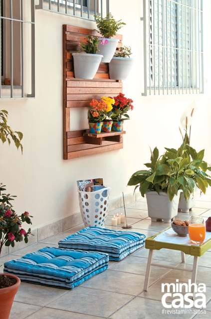 Meu canto preferido: cantinho verde com clima zen