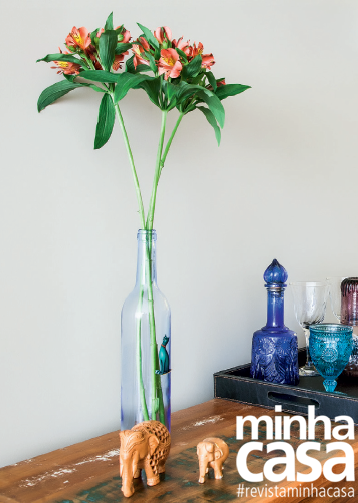 Na sala, o básico com toques criativos Na sala, o básico com toques criativos