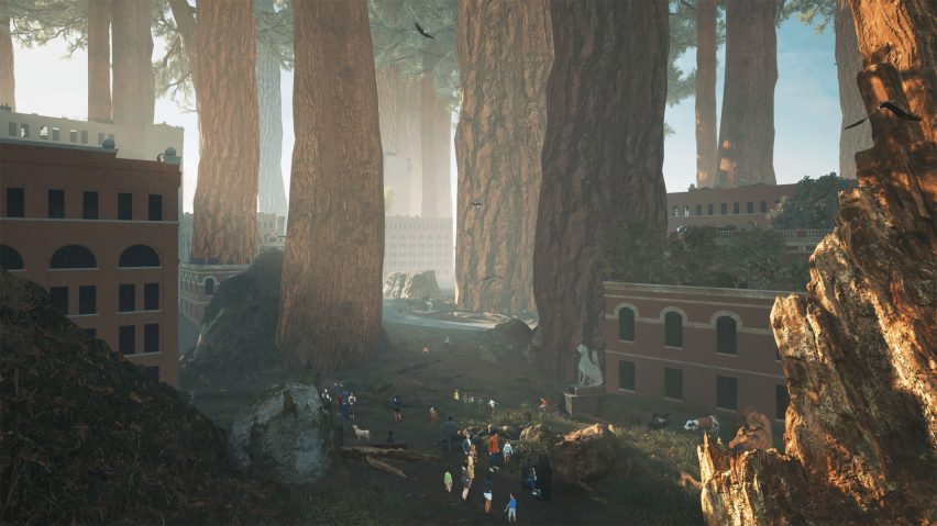 <span><strong>13º - The Word for World is Forest | </strong></span>Angelo Renna e Oleksandr Nenenko propuseram cobrir o planeta Terra com enormes árvores geneticamente modificadas