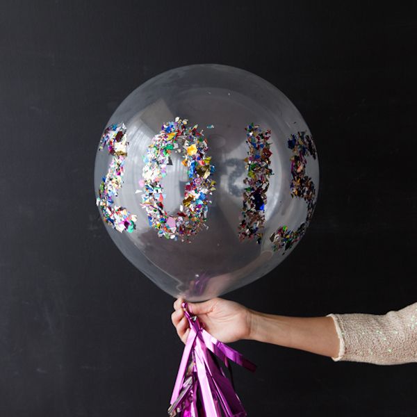 Bal&otilde;es de confetti