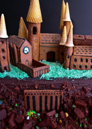 Hogwarts em forma de pão de mel!