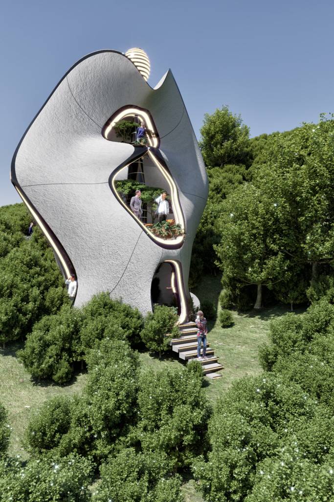 2-casas-futuristas-e-auto-sustentaveis-homenageiam-escultor-na-italia 2-casas-futuristas-e-auto-sustentaveis-homenageiam-escultor-na-italia
