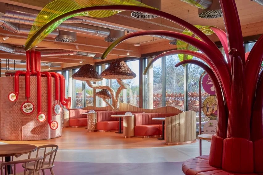 Este restaurante é inspirado na Fantástica Fábrica de Chocolate