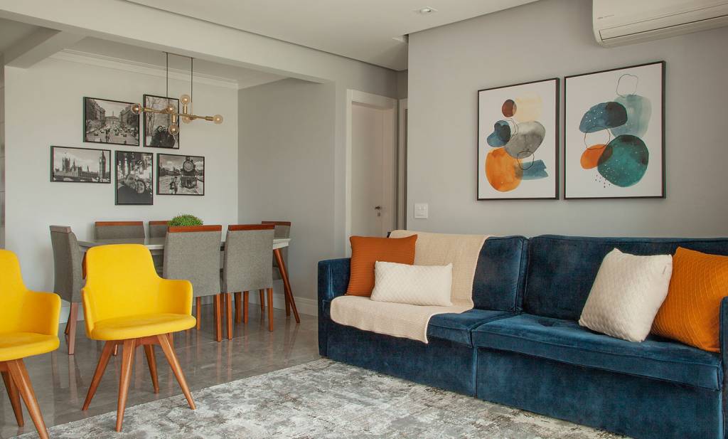 como-decorar-espacos-integrados-arquitetas-dao-dicas-casa.com-tesak-arquitetura-luis-gomes-3 Apesar de integrados, esta e jantar foram bem delimitados nesse projeto de Bianca Tedesco e Viviane Sakumoto, da Tesak Arquitetura