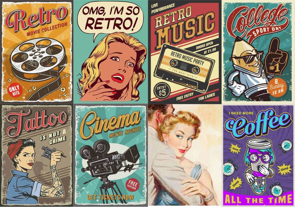 2-inspirações-de-decoração-vintage-para-uma-cozinha-muito-estilosa Quadros vintage