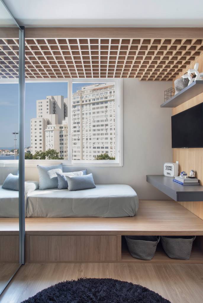 madeira-cinza-toques-preto-ape-150m-ikeda-arquitetura-foto-juliano-colodeti-quarto-cama-madeira madeira-cinza-toques-preto-ape-150m-ikeda-arquitetura-foto-juliano-colodeti-quarto-cama-madeira