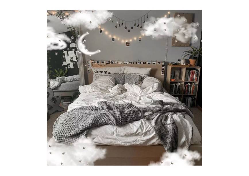 Faça como o instagrammer McKenna e adicione um toque pessoal ao seu quarto, com fotos de momentos inesquecíveis.