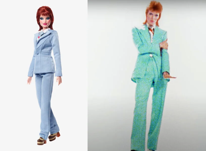 Nós adoramos essa Barbie do David Bowie