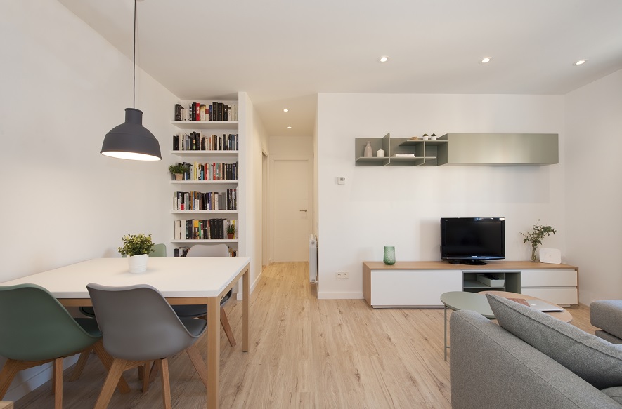 como-controlar-ansiedade-com-decoracao-habitissimo Sala de estar integrada com jantar minimalista