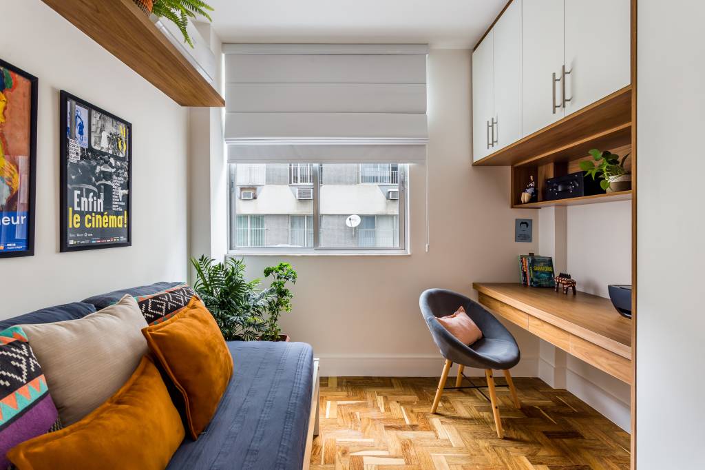 Apartamento no Leblon assinado pelas arquitetas Juliana Gonçalves e Fernanda Matoso, do escritório Co+Lab Juntos Arquitetura _ foto 14 Atemporal afetivo: apê de 85 m² para mãe e filho morarem juntos