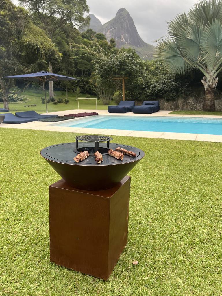 churrasqueira-eco-flame-garden-divulgacao Tacho corten da EcoFlame Garden