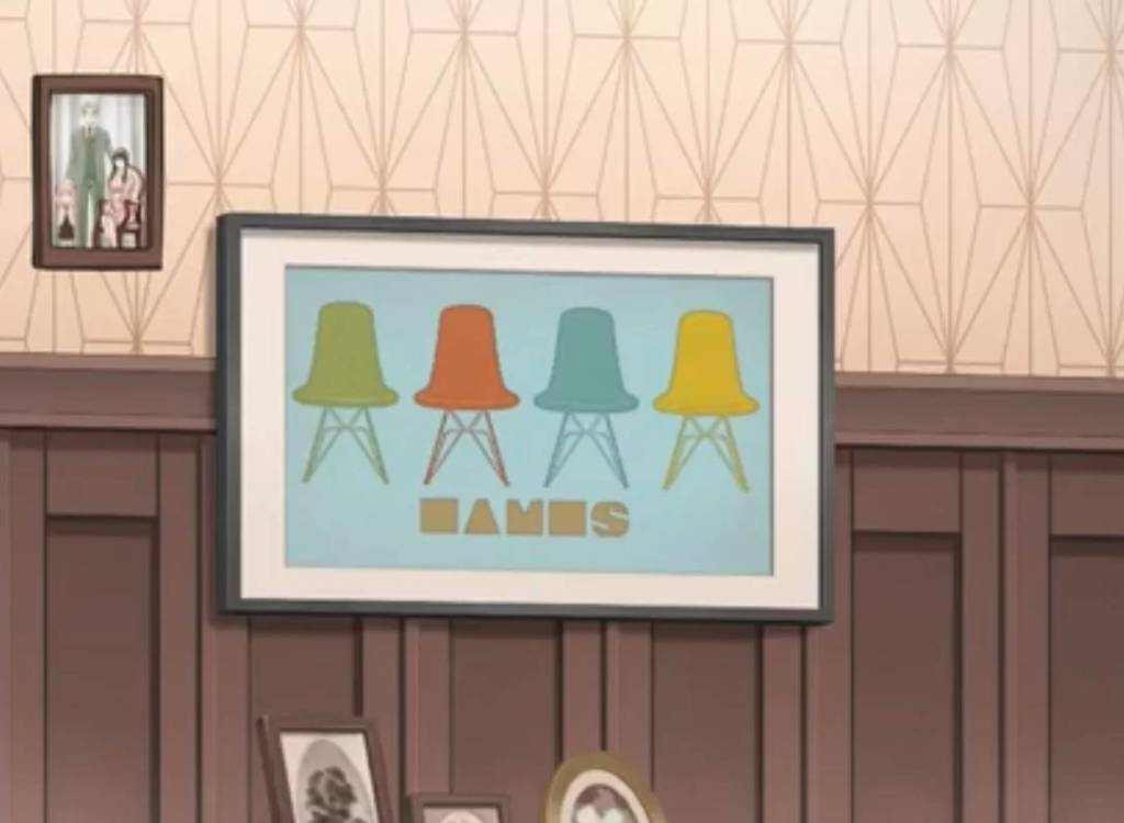 design-e-mobiliario-spy-x-family-01 Poster de cadeiras Eames