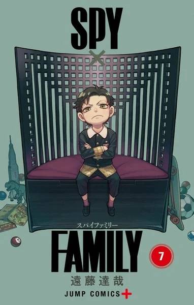 design-e-mobiliario-spy-x-family-15 Capa do mangá de Spy x Family volume 7