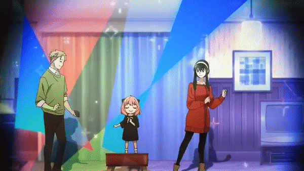 spy-x-family-anime-know-your-meme Yor, Loid e Anya dançando