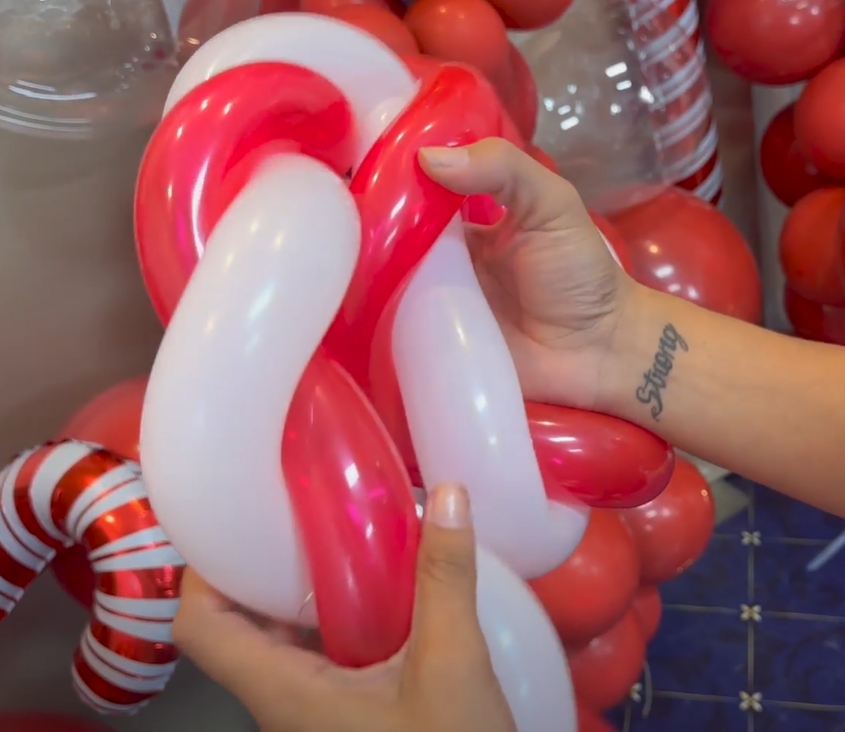 Decora&ccedil;&atilde;o de Natal; decora&ccedil;&atilde;o de natal com bal&otilde;es; diy; fa&ccedil;a voc&ecirc; mesmo