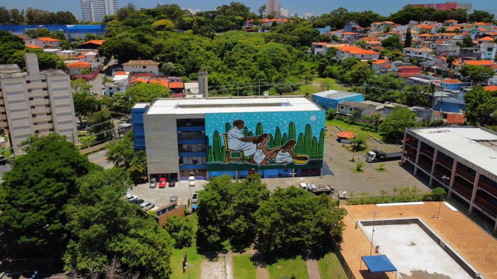 Mural da artista Mimura Novo museu de arte urbana leva cores para o centro e periferia de São Paulo