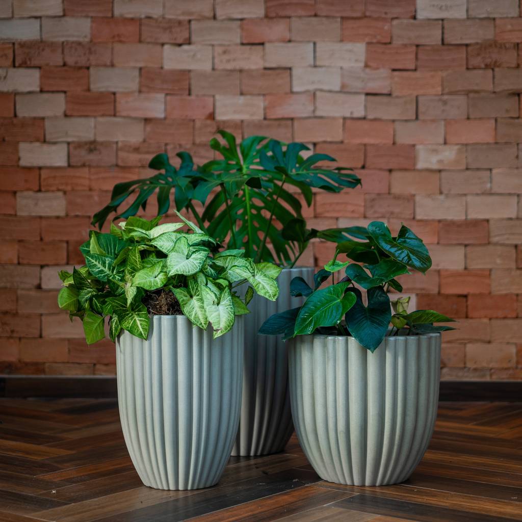 dicas-ter-jardim-apartamento-pequeno-vasart-11 Jardim; plantas; apartamento pequeno; costela de adão; parede de tijolinhos