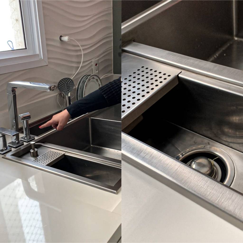 Calha úmida: o que é e para que serve esse acessório da cuba de cozinha