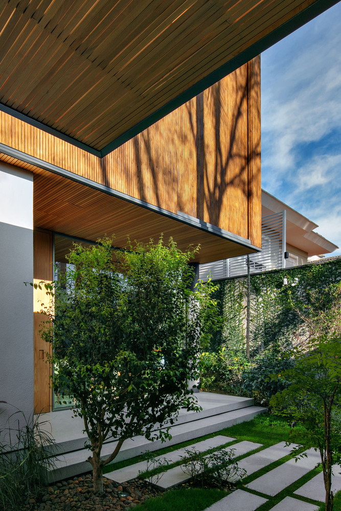 estrutura-metalica-grandes-vaos-livres-terreo-casa-464-m2 (15) Estrutura metálica grandes vãos livres térreo casa 464 m2 Terra Capobianco e Galeria Arquitetos arquitetura fachada jardi paisagismo vidro