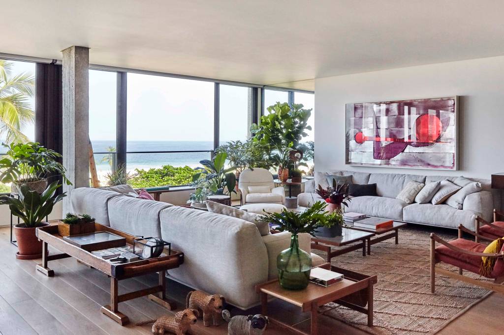 Apê de 350m² tem academia que funciona como quarto de hóspedes