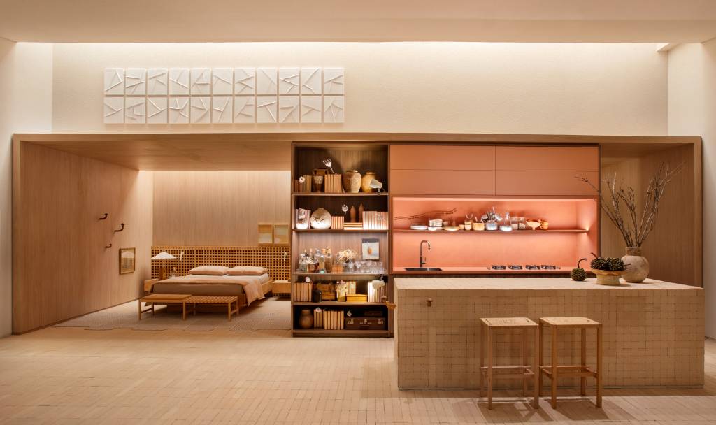 Loft de 120 m² é inspirado no caramujo aruá-do-mato