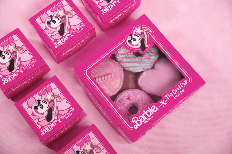 barbiecore-colecoes-e-produtos-da-barbie-01 Donuts coloridos da Good Cop Donuts
