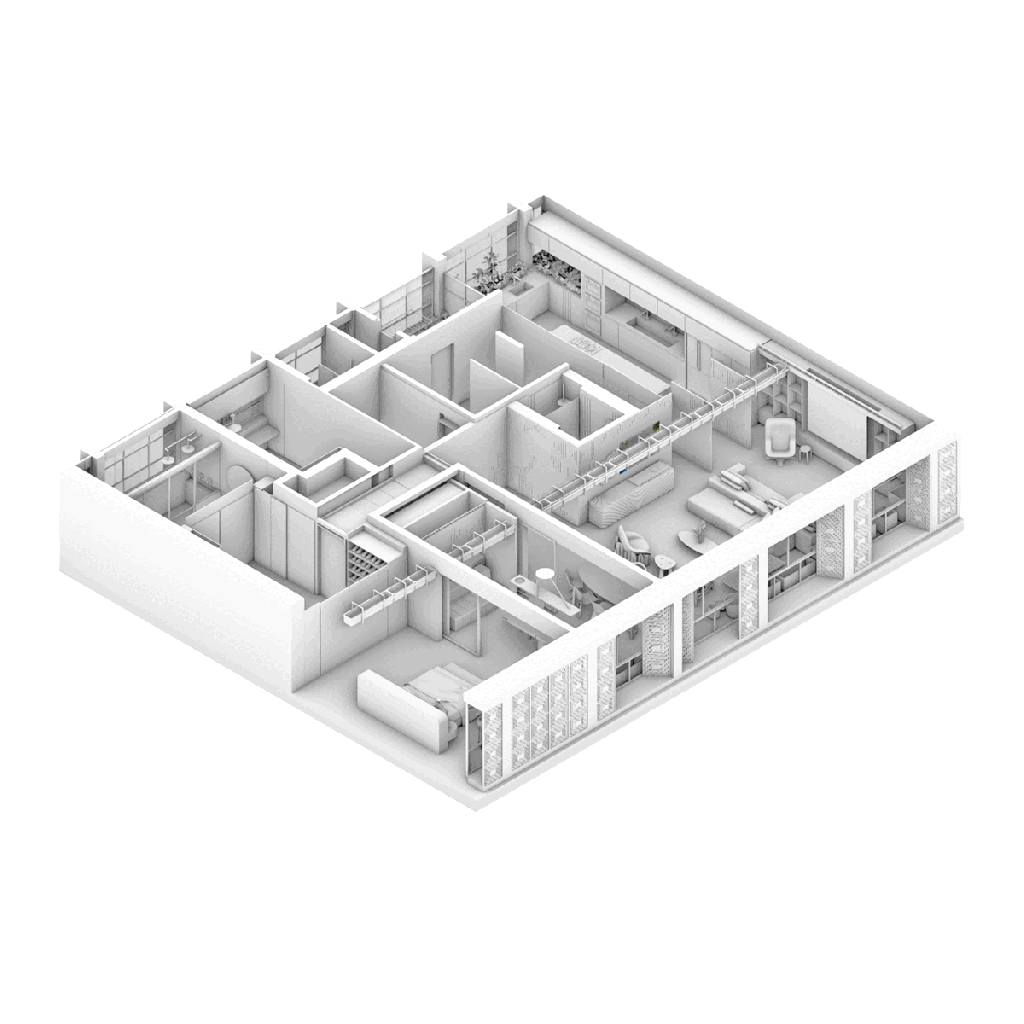 estudio-guto-requena-ape-layout-flexivel-plantas-planta-baixa Projeto de Estudio Guto Requena. Na foto, gif com planta baixa do apartamento.
