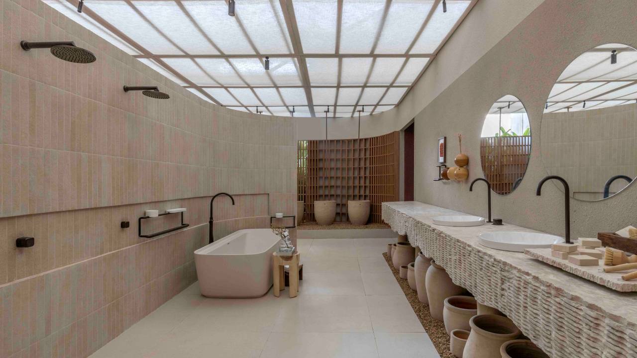 SPA Naz Deca - ambiente de Traama Arquitetura para a CASACOR Brasília 2023.