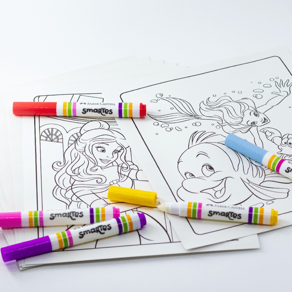 Faber-Castell e Disney canetinhas que só riscam papel (e não paredes!)