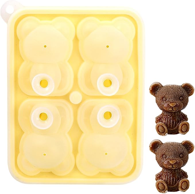 Formas de gelo 3D de urso