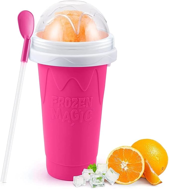 Espremedor De Creme Ice Cream Slushy Maker Copo De Refrigera&ccedil;&atilde;o R&aacute;pida