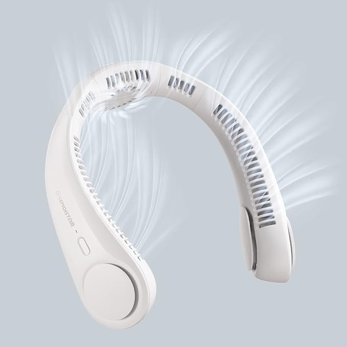 Ventilador port&aacute;til para o pesco&ccedil;o