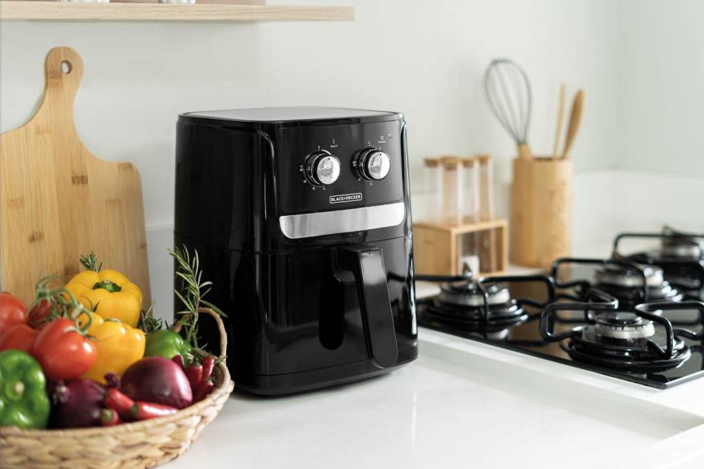 Airfryer com capacidade de 4,5 litros da BLACK+DECKER