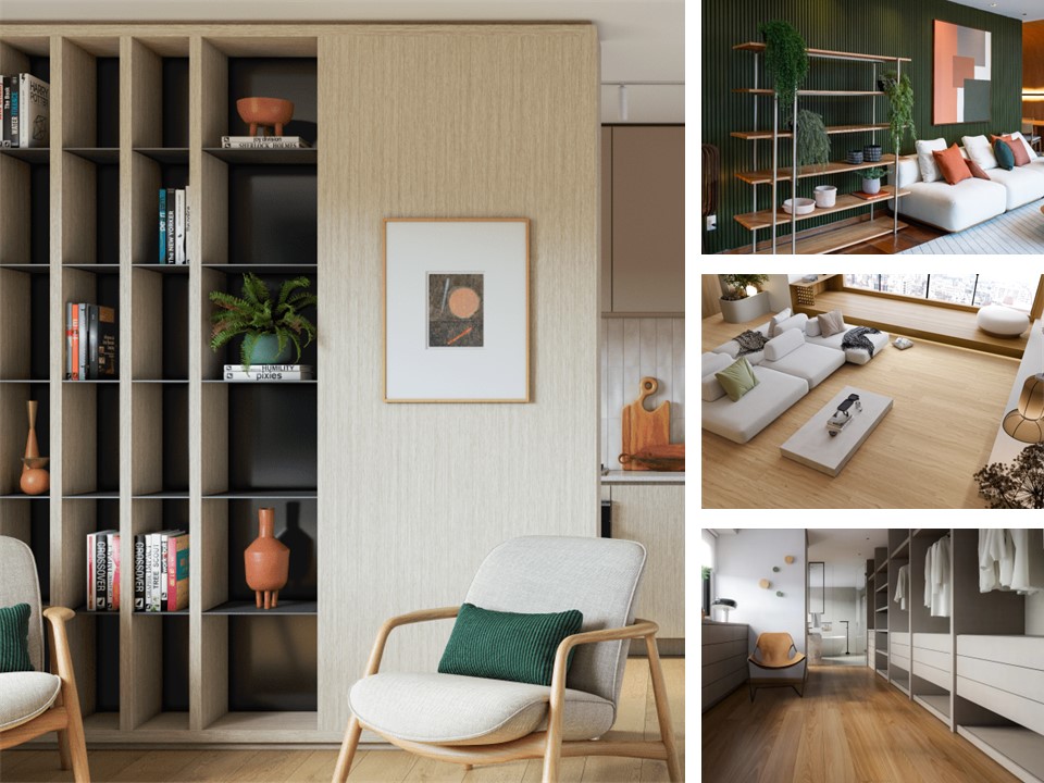 As principais novidades em vinílicos, laminados, MDF e painéis da Revestir