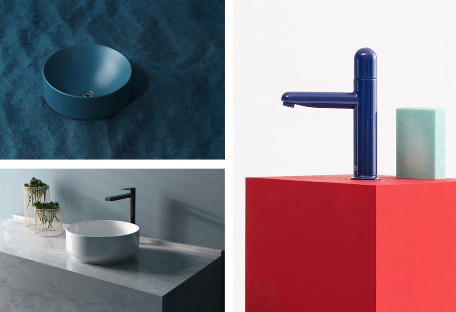 Cores e design assinado são tendência em louças e metais na Expo Revestir