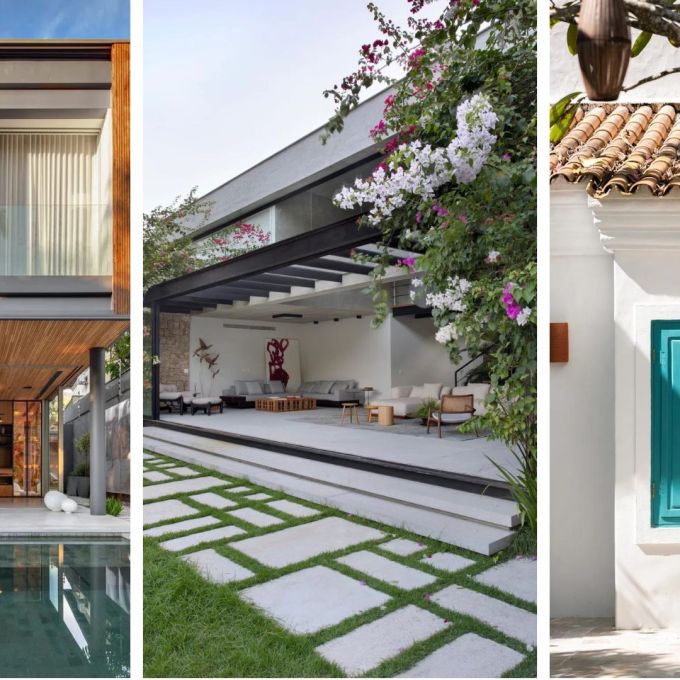 Arquitetura: confira 50 fachadas de casas de sonhos