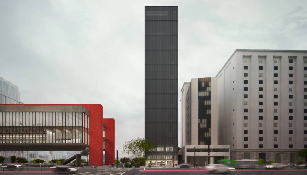 MASP-EXPANSÃO_FACHADA_001®METRO-ARQUITETOS novo edifício nomeado Pietro Maria Bardi