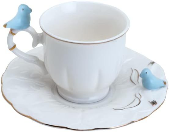 Wolff Birds Conjunto de Xícaras para Café com Pires