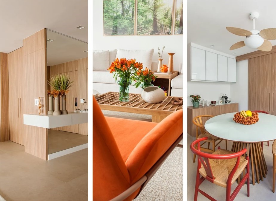 Cores naturais: veja quais são os tons mais populares com projetos e dicas. Projetos de Korman Arquitetos.