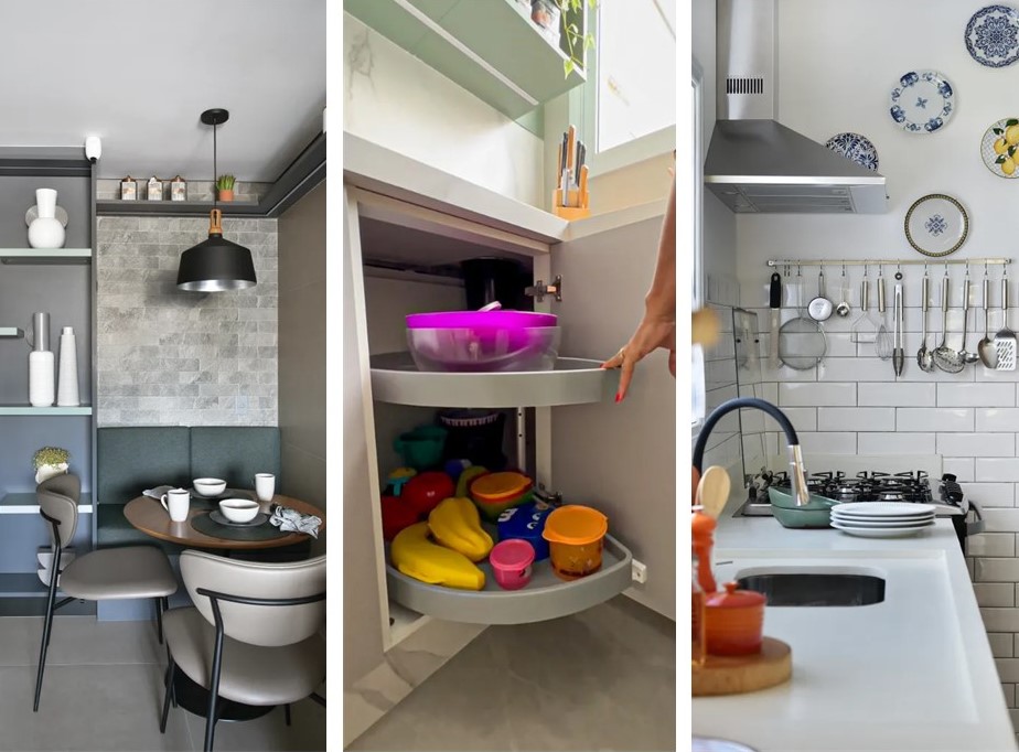 5 projetos de cozinhas com soluções criativas para praticidade
