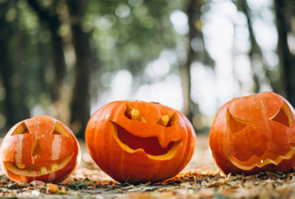 Quatro enfeites com abóboras para decorar seu Halloween